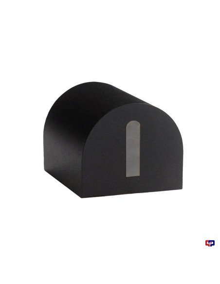 APLIQUE BIDIRECCIONAL CURVO 2 LUCES GU10 NEGRO