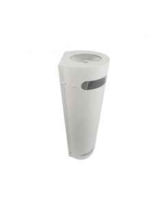 APLIQUE BIDIRECCIONAL SEMICIRC 2 LUCES GU10 BLANCO C/ LUCERA 2