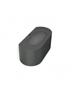 APLIQUE BIDIRECCIONAL CURVO 3006 1 LUZ E27 GRIS