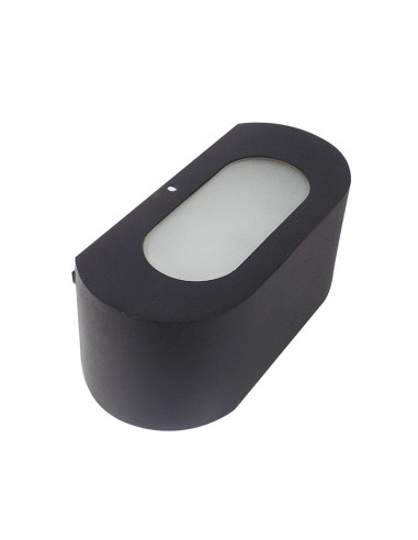 APLIQUE BIDIRECCIONAL CURVO 3006 1 LUZ E27 NEGRO