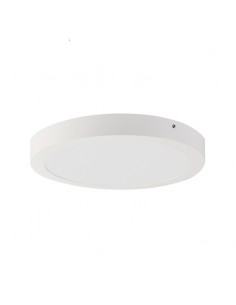 PLAFON LED REDONDO 18W LUZ FRIA 6000K  BLANCO