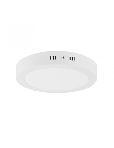 PLAFON LED REDONDO 12W LUZ FRIA 6000K  BLANCO