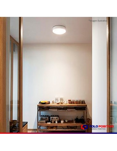 PLAFON LED REDONDO 12W LUZ CALIDA 3000K BLANCO
