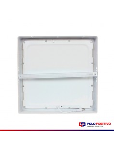 PLAFON LED CUADRADO 24W LUZ CALIDA 3000K BLANCO 2