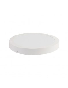 PLAFON LED REDONDO 18W LUZ CALIDA 3000K BLANCO