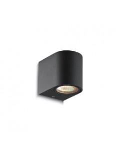 APLIQUE UNIDIRECCIONAL ADRIEL LORANA1 LUZ GU10 NEGRO MARKAS