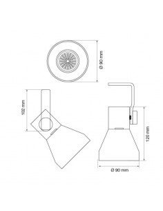 CABEZAL DICRO ALUMINIO BLANCO TEXT 3004 2