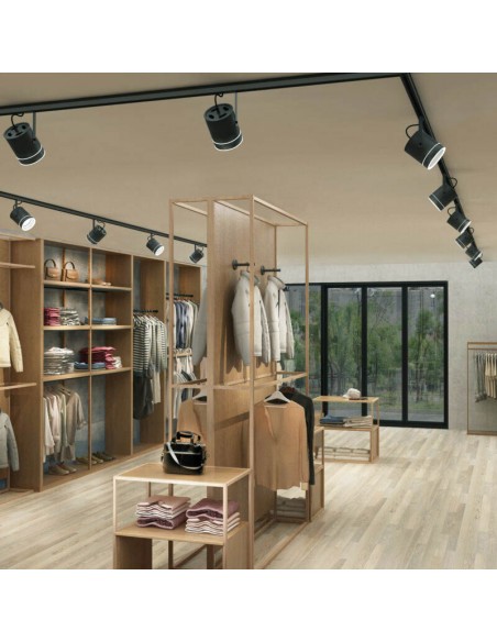 CABEZAL AR111 120MM - 1 ARO DECO - BLANCO