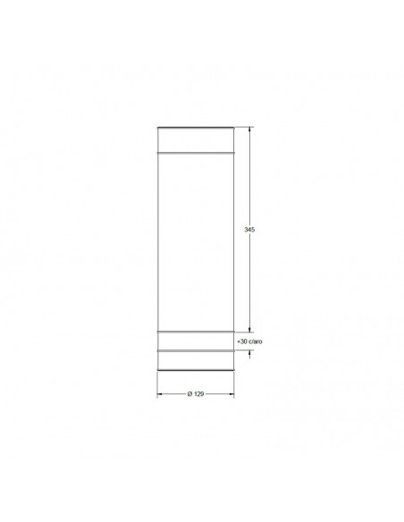 PLAFON AR111 1 LUZ ARO CORTO BLANCO