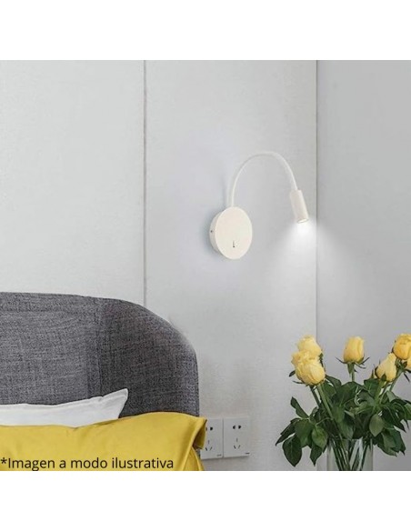 APLIQUE LED WALLER 3W BLANCO LUZ CALIDA