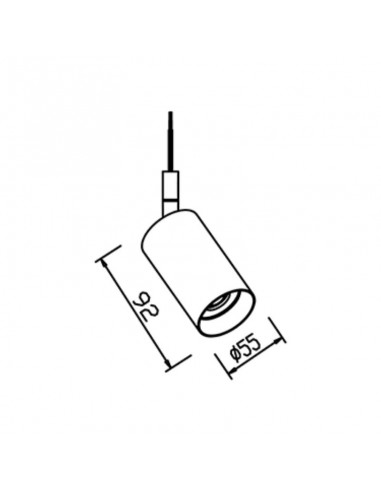 CABEZAL DICRO CILINDRICO LALO BLANCO ALUMINIO...