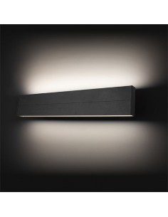 APLIQUE LED LEGO BIDIREC 3000K 2X15W 57CM NEGRO
