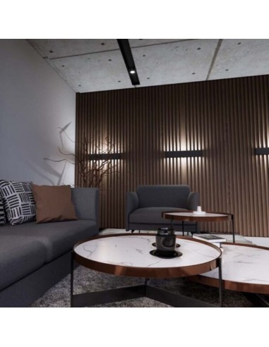 APLIQUE LED LEGO BIDIREC 3000K 2X15W 57CM NEGRO