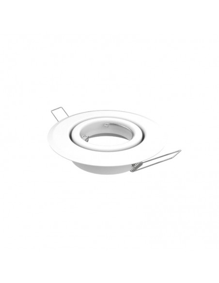 SPOT EMBUTIR DICRO MOVIL C/ ZOCALO 100MM BLANCO TEXT