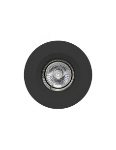 SPOT EMBUTIR DICRO FIJO REDONDO ANTIDESLUMB NEGRO TEXT