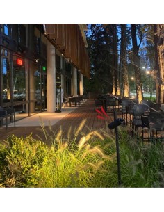 SPOT JABALINA ESTACA PISO ALUMINIO GU10 NEGRO 100CM (3100) 2