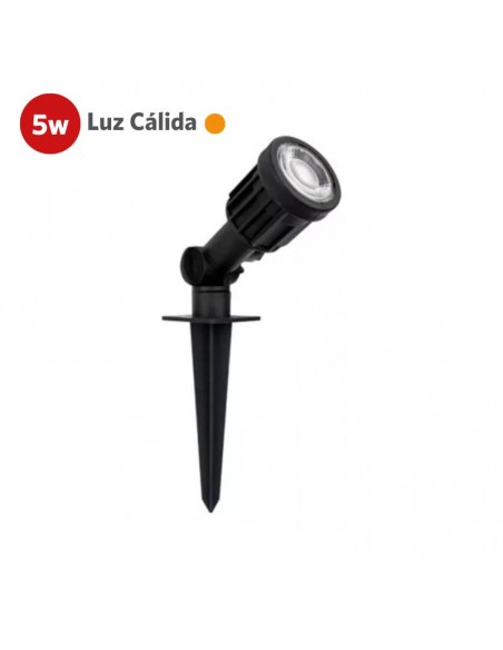 SPOT JABALINA LED INTEGRADO GU10 5W CALIDA IP65 PVC
