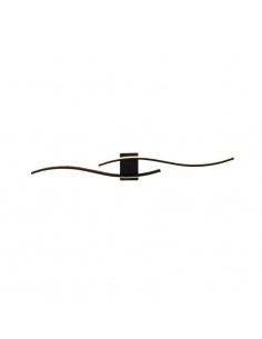 APLIQUE PARED TIARA 36W NEGRO