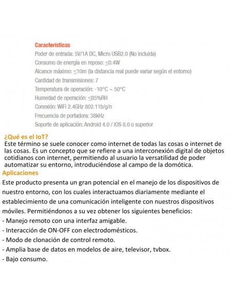 CONTROL REMOTO SMART WIFI GRALF