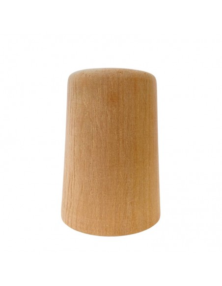 PORTALAMPARA MADERA PREMIUM CONICO .