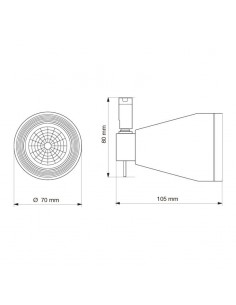 CABEZAL DICRO CONICO 101 GRIS ALUMAT 2