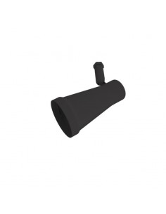CABEZAL DICRO CONICO 709 GU10 NEGRO