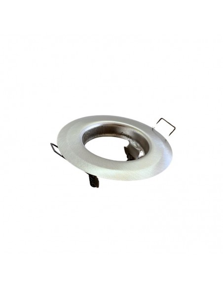SPOT EMBUTIR DICRO FIJO  80MM C/ ZOCALO PLATIL