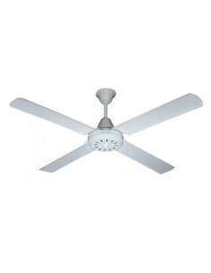 VENTILADOR TECHO 4 PAL METAL 5 VELOC BLANCO