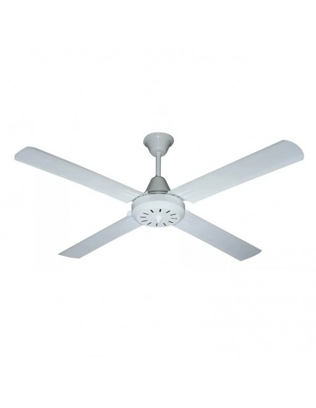 VENTILADOR TECHO 4 PAL METAL 5 VELOC BLANCO