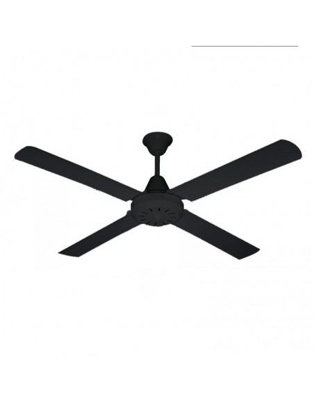 VENTILADOR TECHO 4 PAL METAL 5 VELOC NEGRO