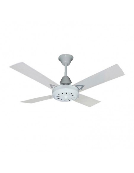 VENTILADOR TECHO 4 PAL ACRILICO 5 VELOC BLANCO