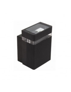 APLIQUE MAO I 1 LUZ GU10 NEGRO CANDIL .