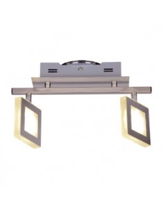 APLIQUE LED MONA 2 LUCES 4,2W PLATIL LUZ CALIDA CANDIL
