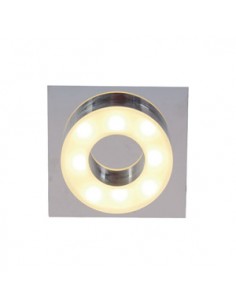 APLIQUE LED SUBLIME 1 LUZ 5W CROMO LUZ CALIDA CANDIL