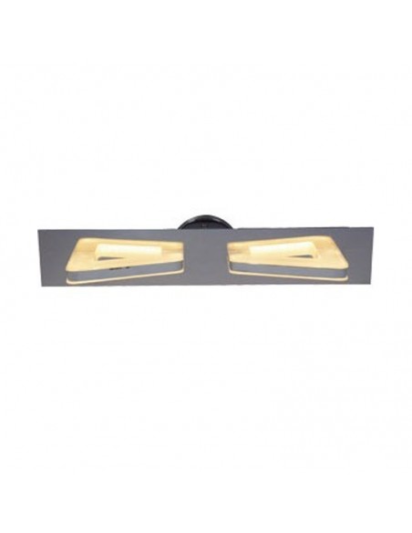 APLIQUE LED MUTUO 2 LUCES 4,2W PLATIL LUZ CALIDA CANDIL