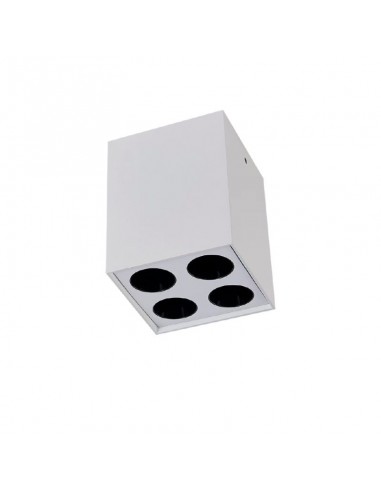PLAFON BOX VK-TROU P4 CUAD BL. 8W 3000K 720LM DIM