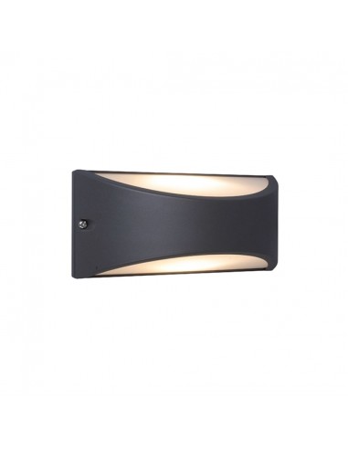 APLIQUE PARED KAPA E27 NEGRO IP54 VONDERK