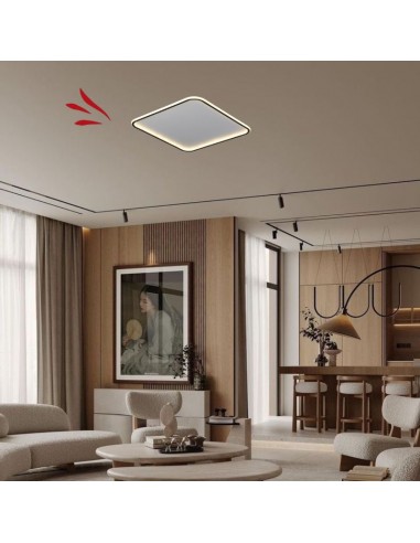 PLAFON LED FRANKA CUADRADO 90W 50CM 3000K 4000K...