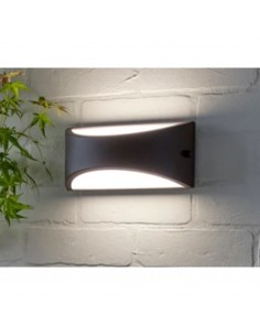 APLIQUE PARED KAPA E27 NEGRO IP54 ALUMINIO 2