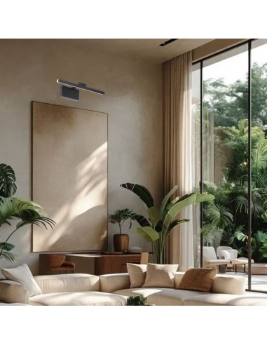 APLIQUE LED KENDRA 16W NEGRO LUZ CALIDA 3000K