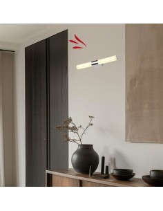APLIQUE LED LUCILLE CROMO 10W LUZ CALIDA 3000K 45×9×5CM 2