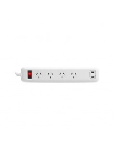 PROLONGADOR MULTIPLE TRV 4 TOMAS 2 USB 1,5MTS P/ TERM BL