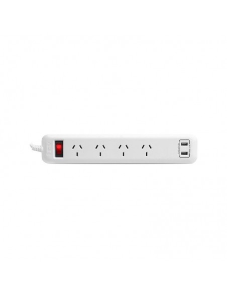 PROLONGADOR MULTIPLE TRV 4 TOMAS 2 USB 1,5MTS P/ TERM BL