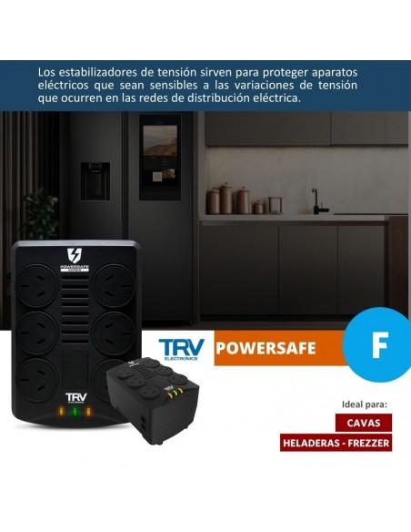 ESTABILIZ. TRV POWERSAFE F 1000VA 6T (FREEZER-HELAD