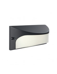 APLIQUE PARED ARA E27 NEGRO IP54 ALUMINIO