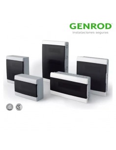 CAJA TERMICA EMBUTIR GENROD 4 MODULOS PUERTA FUME PVC 2