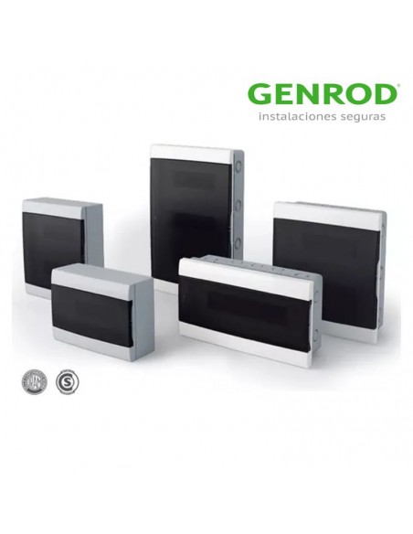 CAJA TERMICA EMBUTIR GENROD 48 MODULOS PUERTA FUME PVC