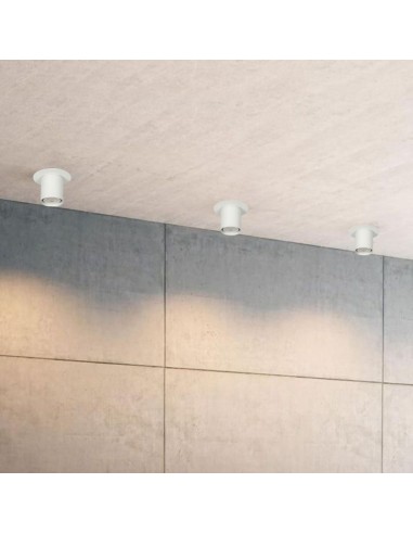 PLAFON DICRO 1 LUZ REDONDO BLANCO CHAPA