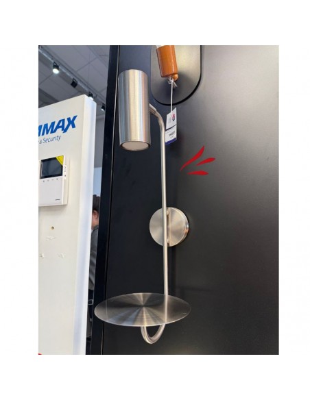 APLIQUE CABECERA DIRECCIONAL GU10 BIMBA 18X54CM NIQUEL