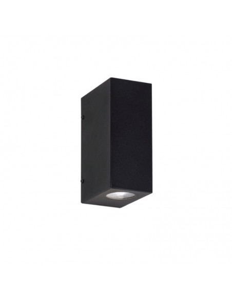 APLIQUE BIDIRECCIONAL RECTANG 2 LUCES GU10 NEGRO SJ